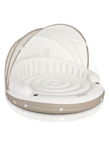 Intex Badeinsel "Canopy Island" in Weiß/ Beige