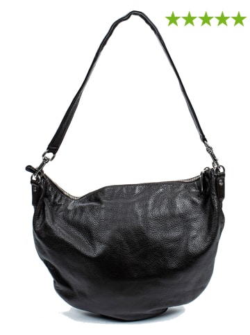 Gucci Skórzany shopper bag w kolorze ciemnobrązowym - 45 x 37 x 3 cm