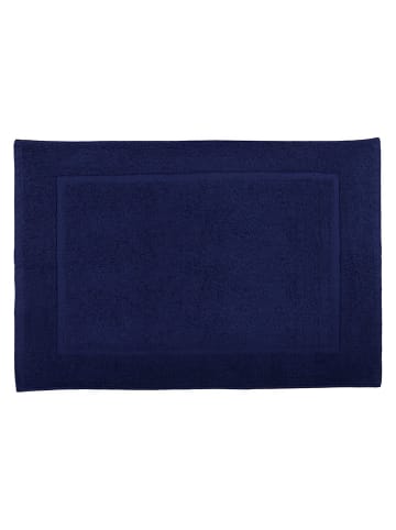 Soft by Perle de Coton Badematte in Dunkelblau - (L)50 x (B)80 cm