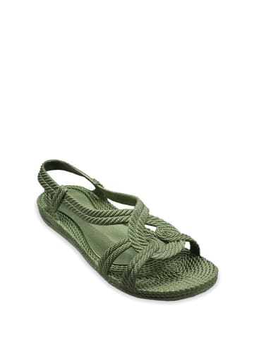 Brasileras Sandalen in Dunkelgrün