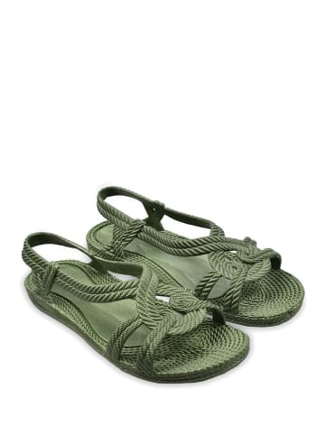 Brasileras Sandalen in Dunkelgrün