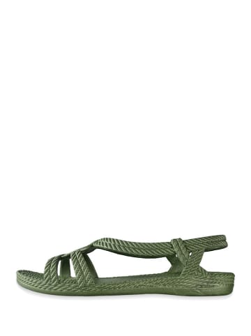 Brasileras Sandalen in Dunkelgrün