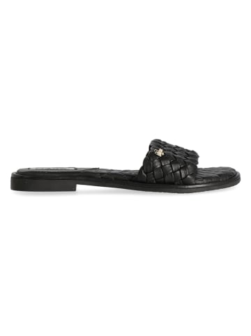 Mexx Leder-Pantoletten in Schwarz