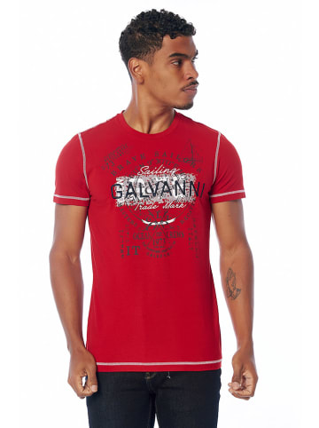 Galvanni T-shirt w kolorze czerwonym