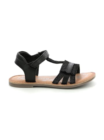 Kickers Leren sandalen "Diamanto" zwart