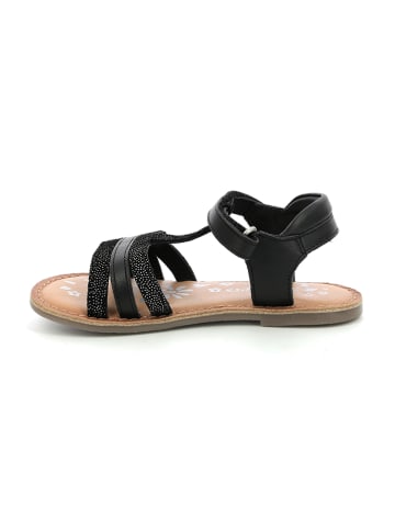Kickers Leren sandalen "Diamanto" zwart