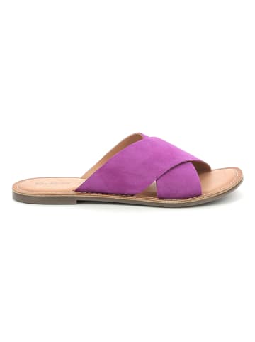 Kickers Leren slippers "Diaz-2" violet