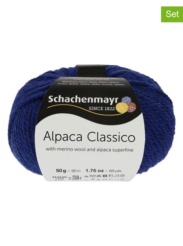 Schachenmayr since 1822 10er-Set: Alpakagarne "Alpaca Classico" in Blau - 10x 50 g