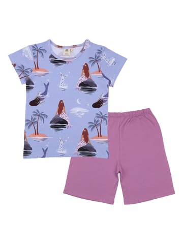 Walkiddy Pyjama paars/roze
