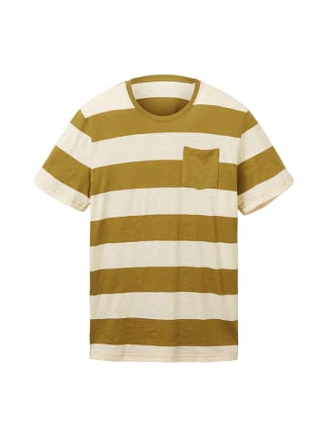 Tom Tailor Shirt olijfgroen/crème