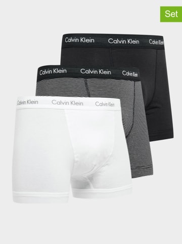 CALVIN KLEIN UNDERWEAR 3er-Set: Boxershorts in Schwarz/ Weiß