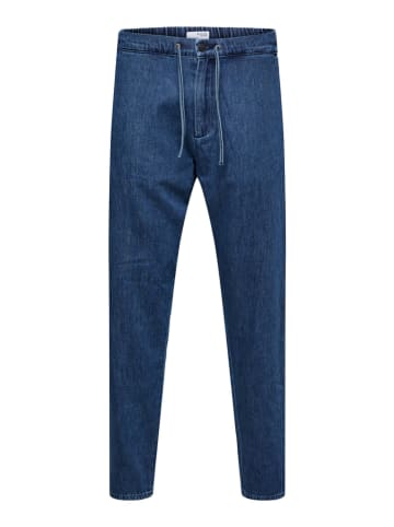 SELECTED HOMME Dżinsy - Tapered fit - w kolorze niebieskim