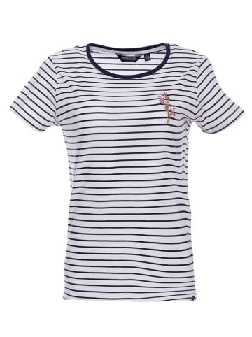 Regatta Shirt "Odalis" wit/donkerblauw//meerkleurig