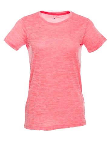 Regatta Koszulka sportowa "Fingal Edition" w kolorze łososiowym ze wzorem