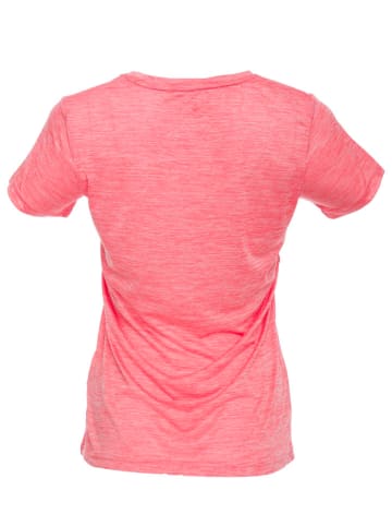 Regatta Koszulka sportowa "Fingal Edition" w kolorze łososiowym ze wzorem