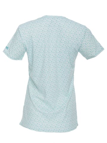 Regatta Koszulka sportowa "Fingal Edition" w kolorze turkusowo-białym