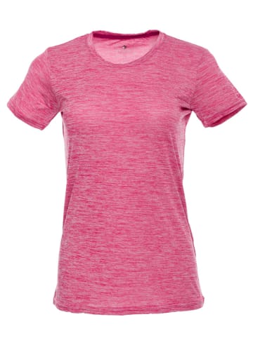 Regatta Koszulka funkcyjna w kolorze różowym ze wzorem