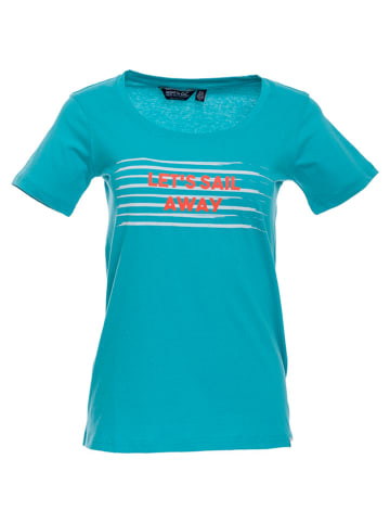 Regatta Shirt turquoise/meerkleurig