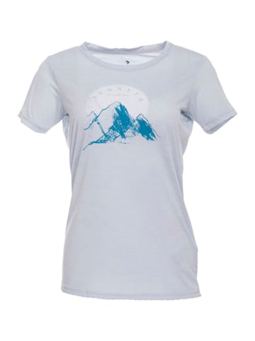 Regatta Koszulka sportowa "Fingal VI" w kolorze błękitnym ze wzorem