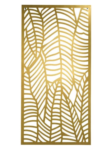 Rétro Chic Wanddekoration in Gold - (B)45 x (H)90 cm