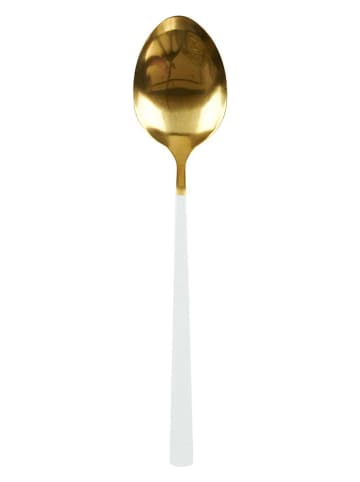 every ware 16tlg. Besteck-Set in Weiß/ Gold