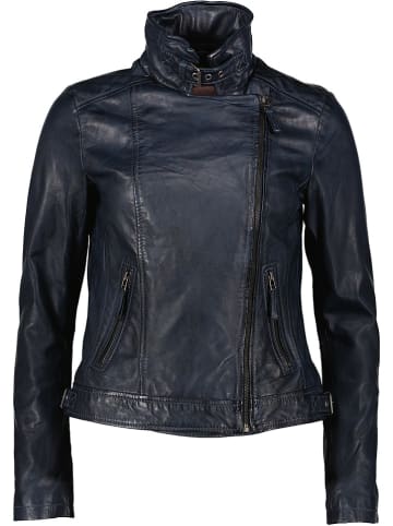Caminari Lederjacke "Cabi" in Dunkelblau