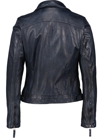 Caminari Lederjacke "Cabi" in Dunkelblau