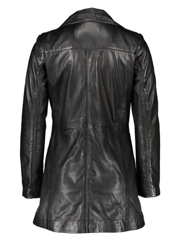 Caminari Ledermantel "Phia" in Schwarz