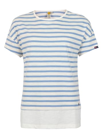 Roadsign Shirt wit/lichtblauw