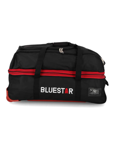 BlueStar Reistas "Alesia" zwart/rood - (B)70 x (H)36 x (D)36 cm