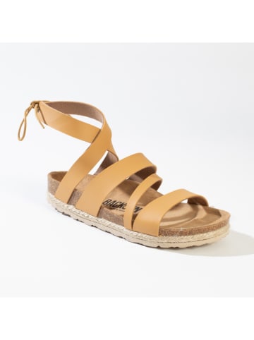 BACKSUN Sandalen "Grande" lichtbruin