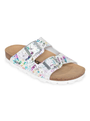 BACKSUN Slippers "Bali" meerkleurig