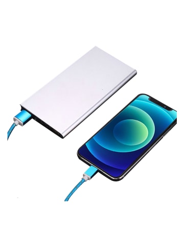 SWEET ACCESS Powerbank w kolorze srebrnym - 10.000 mAh
