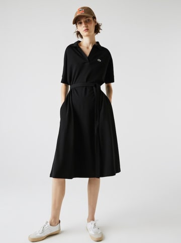 Lacoste Polokleid in Schwarz