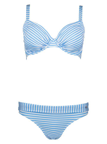 s.Oliver Bikini w kolorze błękitno-białym