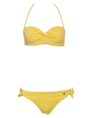 s.Oliver Bikini w kolorze żółto-białym