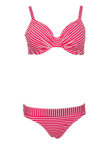 s.Oliver Bikini in Rot/ Weiß