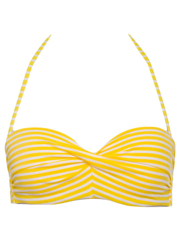 s.Oliver Bikini w kolorze żółto-białym