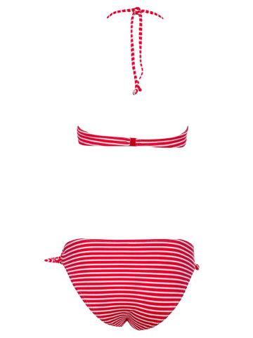 s.Oliver Bikini w kolorze czerwono-białym