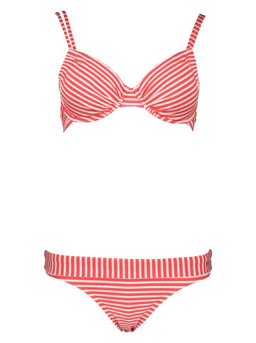 s.Oliver Bikini in Rot/ Weiß