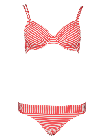 s.Oliver Bikini w kolorze czerwono-białym