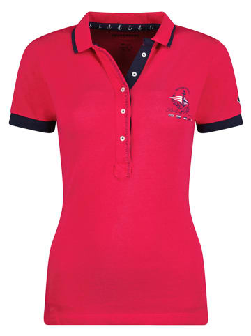 Geographical Norway Poloshirt in Pink