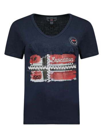 Geographical Norway Shirt in Dunkelblau