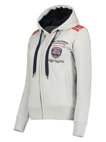 Geographical Norway Sweatvest "Finion" grijs