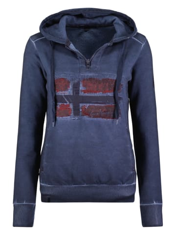 Geographical Norway Hoodie donkerblauw