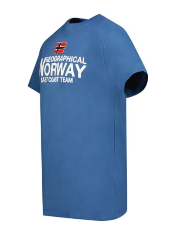 Geographical Norway Shirt "Jacky" in Blau