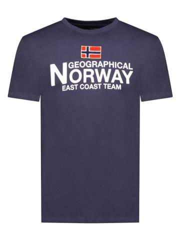 Geographical Norway Shirt "Jacky" donkerblauw
