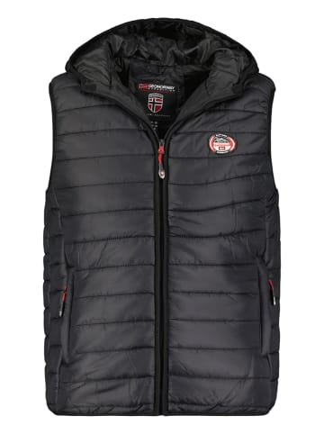 Geographical Norway Steppweste in Schwarz