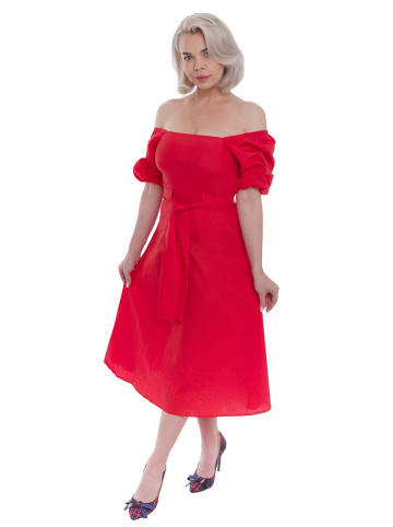 NA-KD Sukienka w kolorze czerwonym
