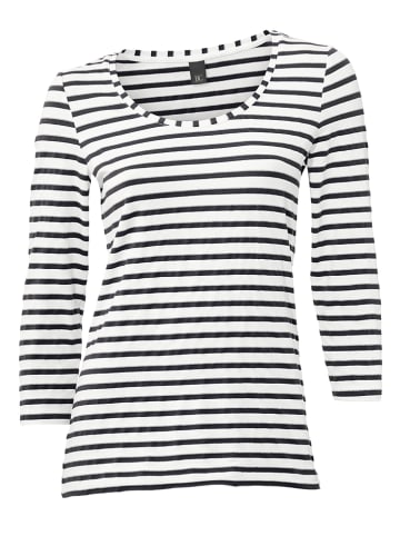 Heine Longsleeve in Weiß/ Schwarz